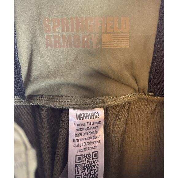 Alexo Springfield Armory Womens Size M Green Sweatpants Conceal Carry Pants - Picture 8 of 10